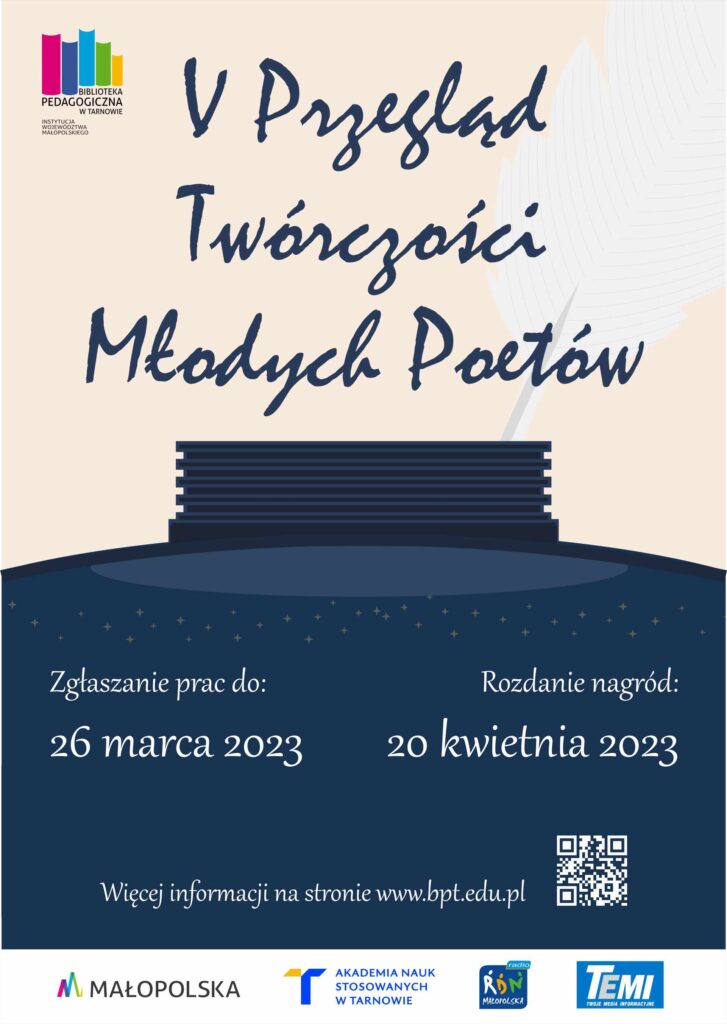 V Przegląd Twórczości Młodych Poetów -plakat