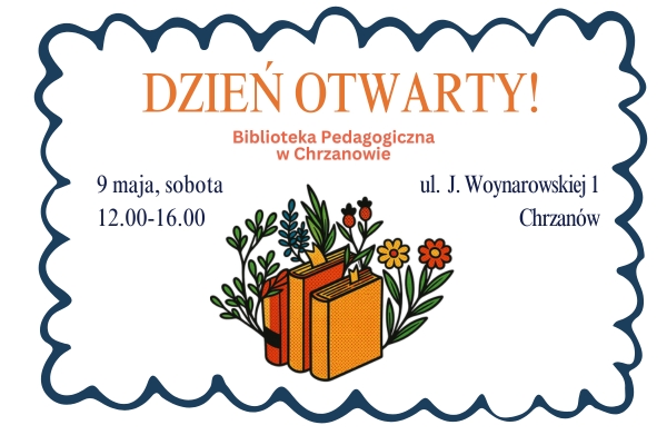 Zapraszamy na Dzień Otwarty Biblioteki Pedagogicznej – 9 maja!