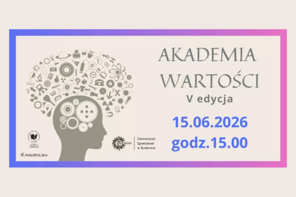 Na beżowym tle, głowa z trybikami, nad którą widoczne są różne ikony. 